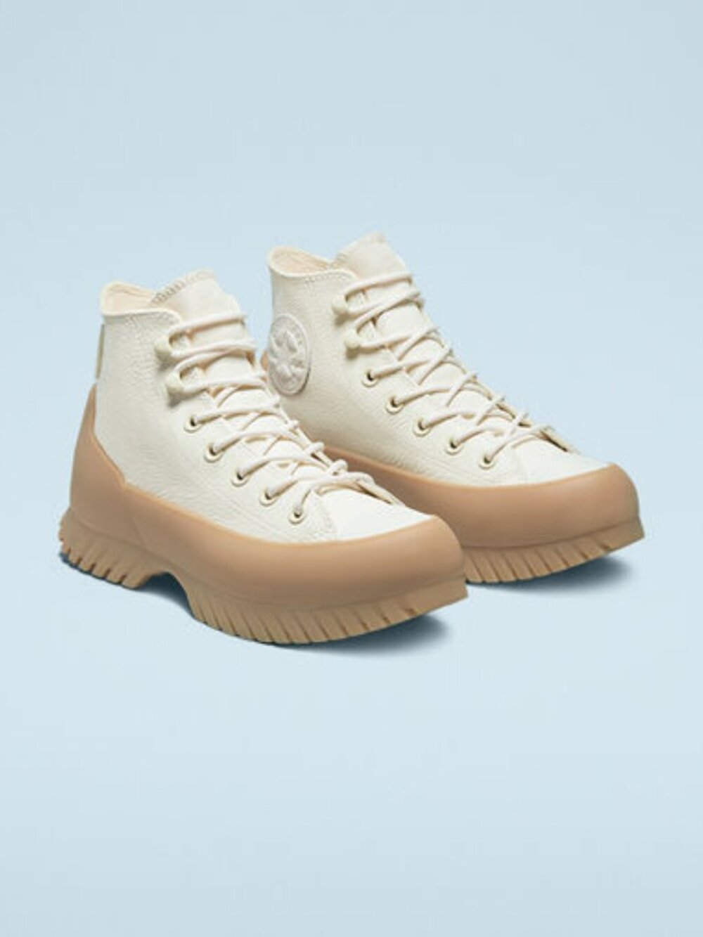 Converse Chuck Taylor All Star Lugged 2.0 Hi Sneaker Waterproof Leather Cream